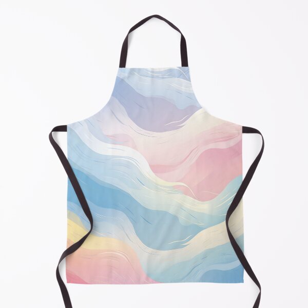 Artikelvorschau, Pastel Rainbow Waves Pattern entworfen und verkauft von Digi-Artsy.