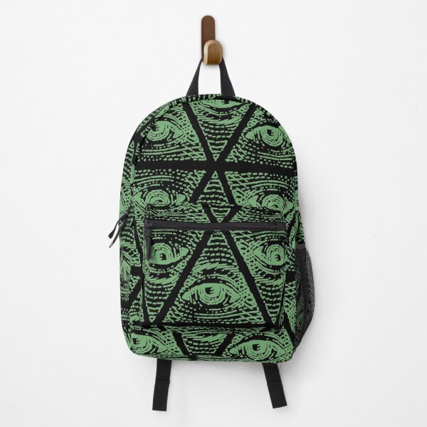Item preview, Eye of Providence - Green on Black designed and sold by AuntieVaxxer Official Shop.