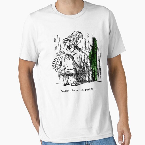 Item preview, Alice, follow the white rabbit to Matrix designed and sold by Le-Freak.