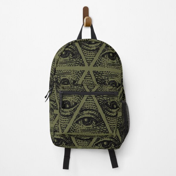 Item preview, Eye of Providence - Black on Khaki designed and sold by AuntieVaxxer Official Shop.