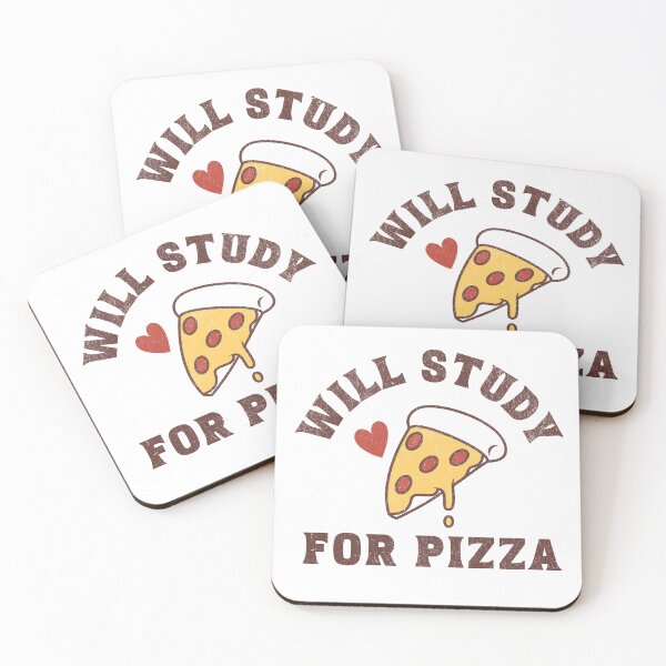 Item preview, Will Study for Pizza designed and sold by ClaytownTees.