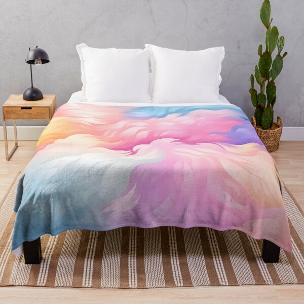 Artikelvorschau, Pastel Rainbow Cotton Pattern entworfen und verkauft von Digi-Artsy.