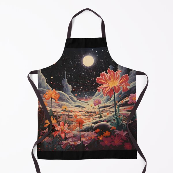 Item preview, Fairy Cosmic Landscape of Flowers and Space Sky with Shining Stars designed and sold by Je-we.