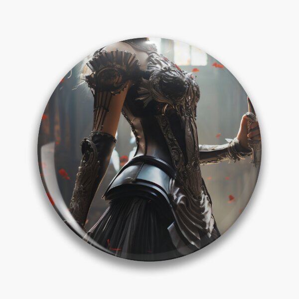Item preview, Seraphic Darkness: A Gothic Princess with Sword in Sacred Chapel designed and sold by oanaunciuleanu.