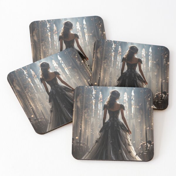 Item preview, Seraphic Darkness: A Gothic Princess with Sword in Sacred Chapel designed and sold by oanaunciuleanu.