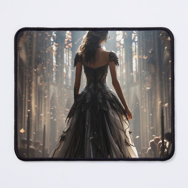 Item preview, Seraphic Darkness: A Gothic Princess with Sword in Sacred Chapel designed and sold by oanaunciuleanu.