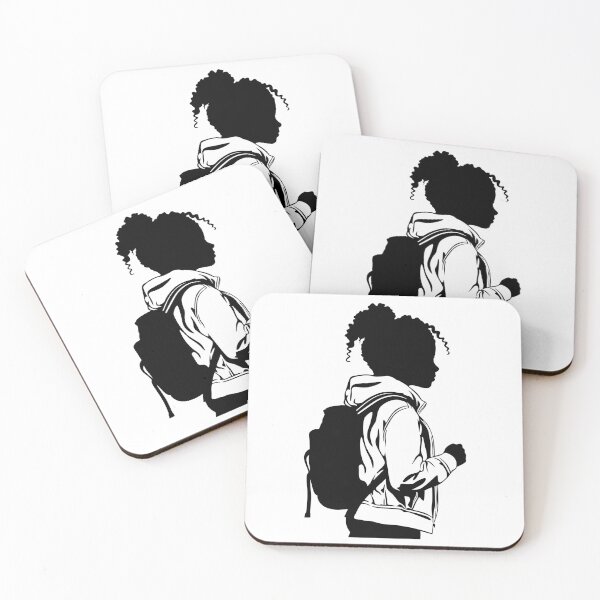 Item preview, Afro girl # 5 (back to schoo) designed and sold by MYpngShop.