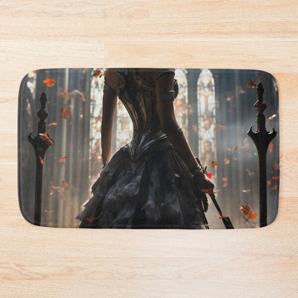 Item preview, Seraphic Darkness: A Gothic Princess with Sword in Sacred Chapel designed and sold by oanaunciuleanu.