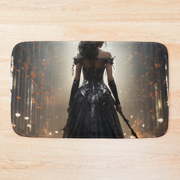 Item preview, Seraphic Darkness: A Gothic Princess with Sword in Sacred Chapel designed and sold by oanaunciuleanu.