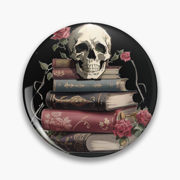 Artikelvorschau, Book & skull entworfen und verkauft von TrendyPalette.