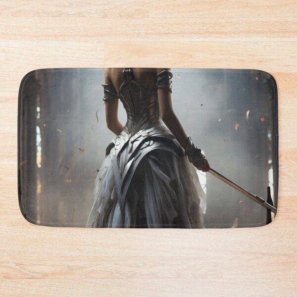 Item preview, Seraphic Darkness: A Gothic Princess with Sword in Sacred Chapel designed and sold by oanaunciuleanu.