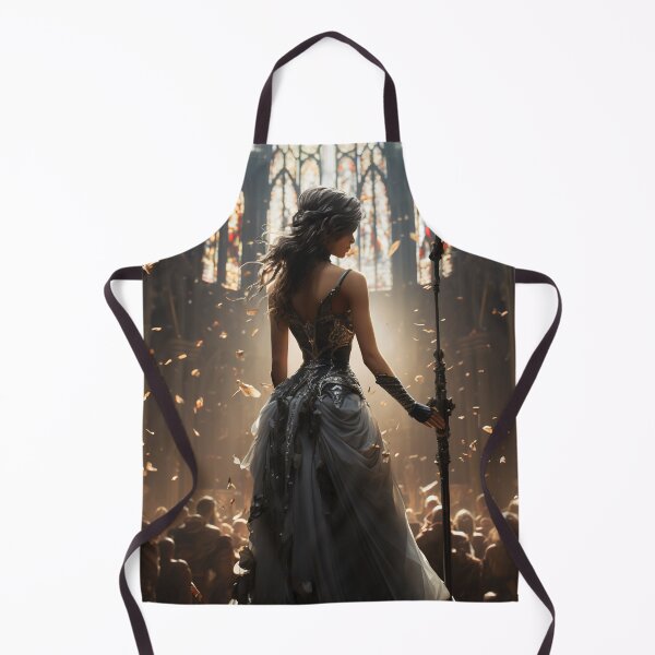 Item preview, Seraphic Darkness: A Gothic Princess with Sword in Sacred Chapel designed and sold by oanaunciuleanu.