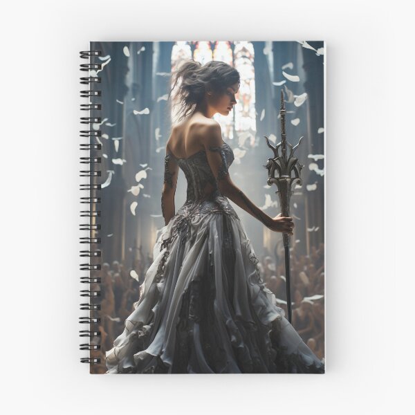Item preview, Seraphic Darkness: A Gothic Princess with Sword in Sacred Chapel designed and sold by oanaunciuleanu.