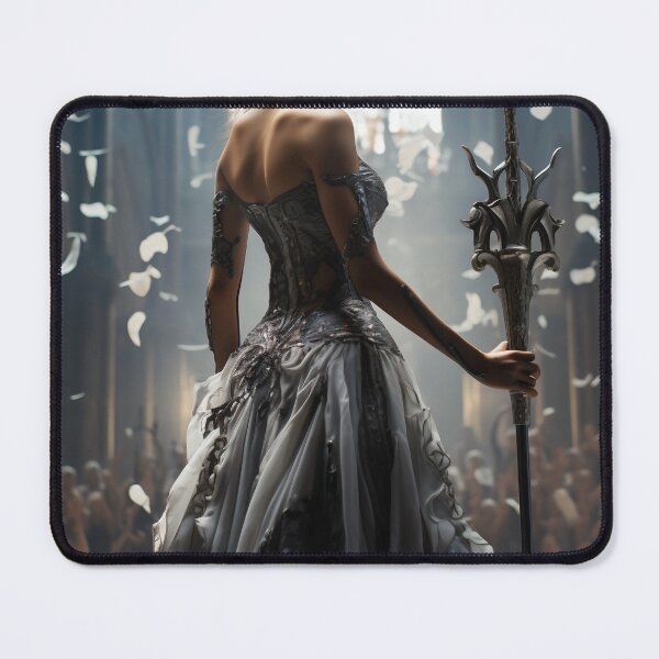 Item preview, Seraphic Darkness: A Gothic Princess with Sword in Sacred Chapel designed and sold by oanaunciuleanu.