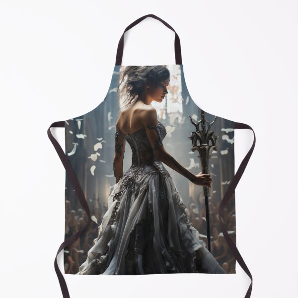 Item preview, Seraphic Darkness: A Gothic Princess with Sword in Sacred Chapel designed and sold by oanaunciuleanu.