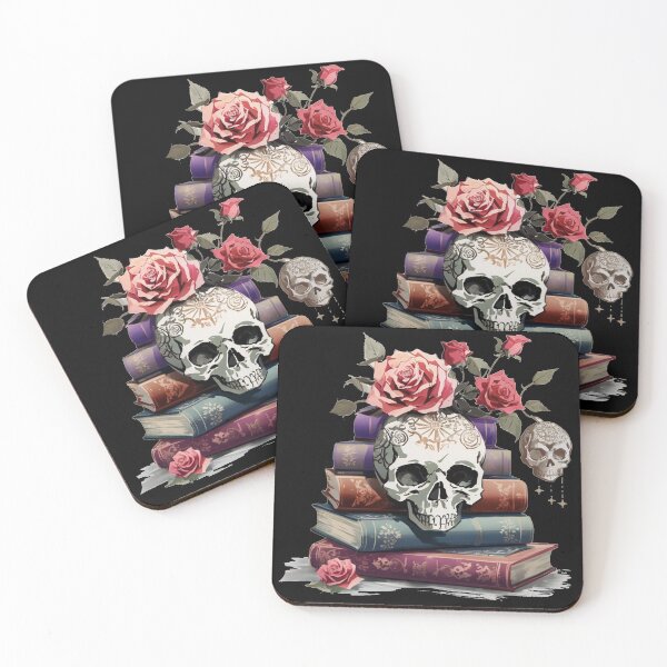 Item preview, Book & skull designed and sold by TrendyPalette.
