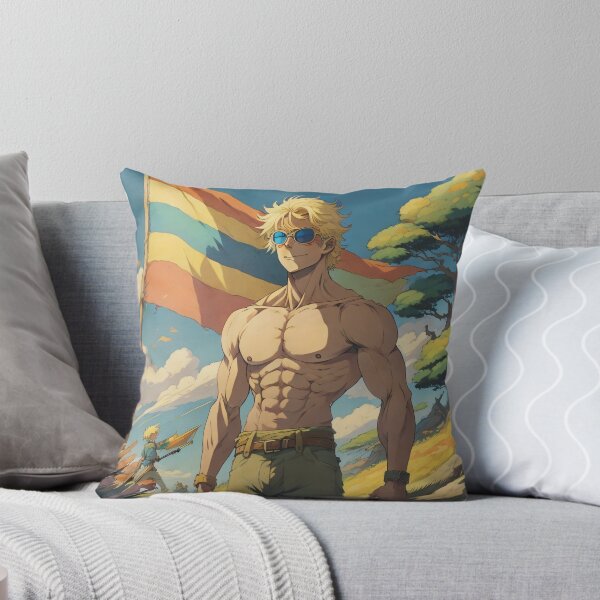 Item preview, Un hombre musculoso y una bandera orgullosa. designed and sold by Amitbasri.
