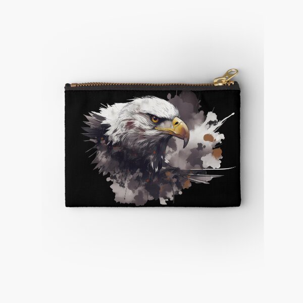Item preview, bald eagle abstract design, bird of prey, raptor eagle eye, patriotic usa national symbol designed and sold by Lightweav.