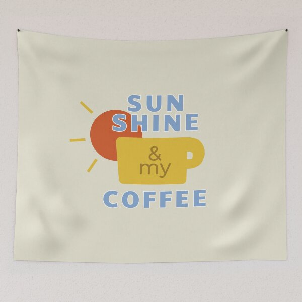 Item preview, Hey Sunshine and my Coffee Cup designed and sold by SallySunday.
