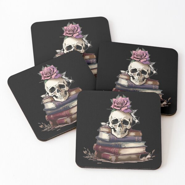 Item preview, Book & skull designed and sold by TrendyPalette.