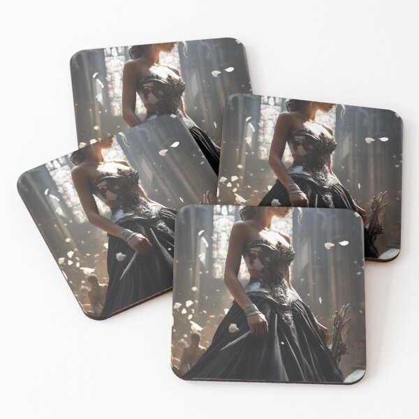 Item preview, Seraphic Darkness: A Gothic Princess with Sword in Sacred Chapel designed and sold by oanaunciuleanu.