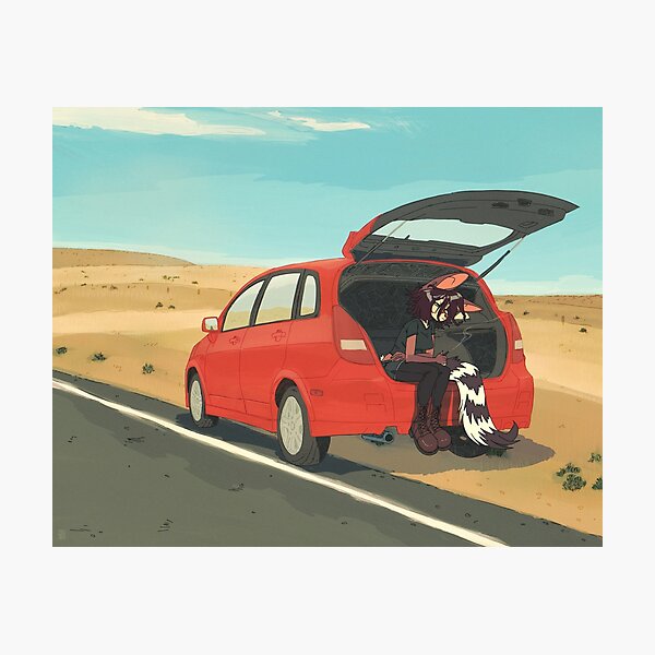 Vantage Highway Blues Photographic Print