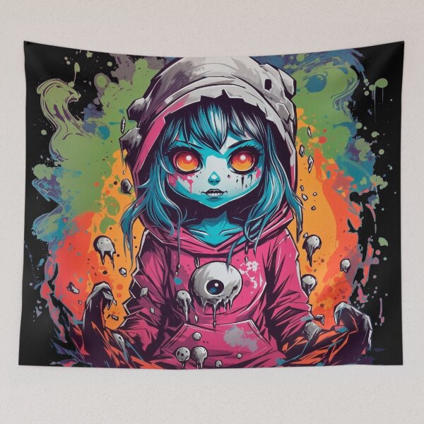 Item preview, Hooded Monster Girl, Halloween designed and sold by KnoClothingCo.