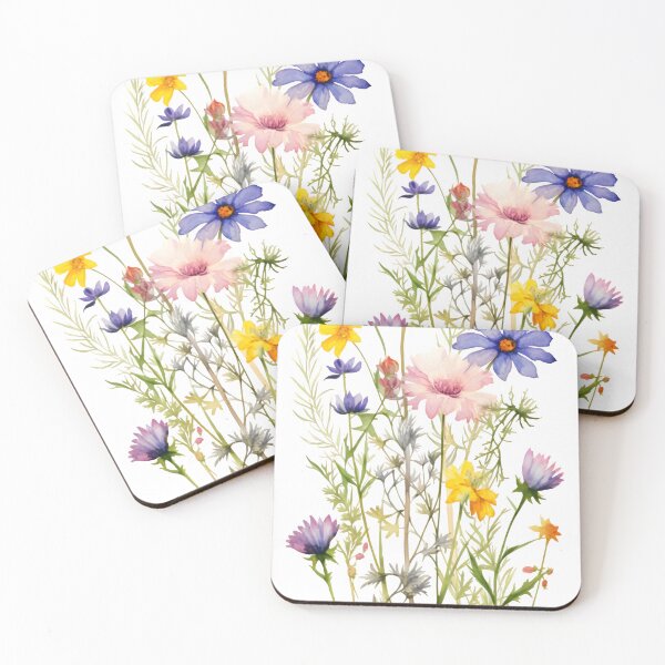 Item preview, Watercolor pressed dried wild flowers phone cases designed and sold by aiartbay.