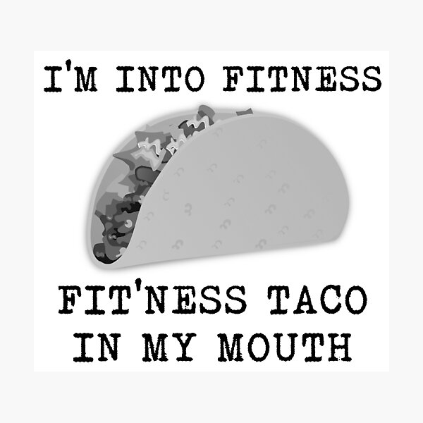 CHICKOR Funny Fitness Gifts. Taco Gifts for Taco Lovers. I'm Into Fitness,  Fitness Taco In My Mouth …See more CHICKOR Funny Fitness Gifts. Taco Gifts