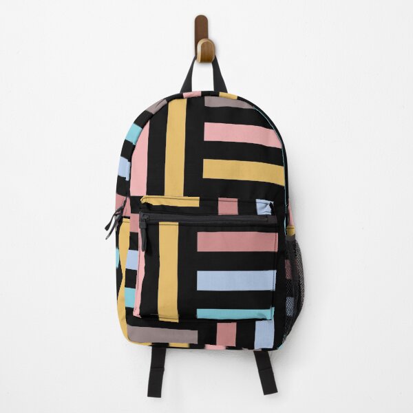 Item preview, Retro Multicolored Vertical and Horizontal Lines Pattern designed and sold by MimsTees.