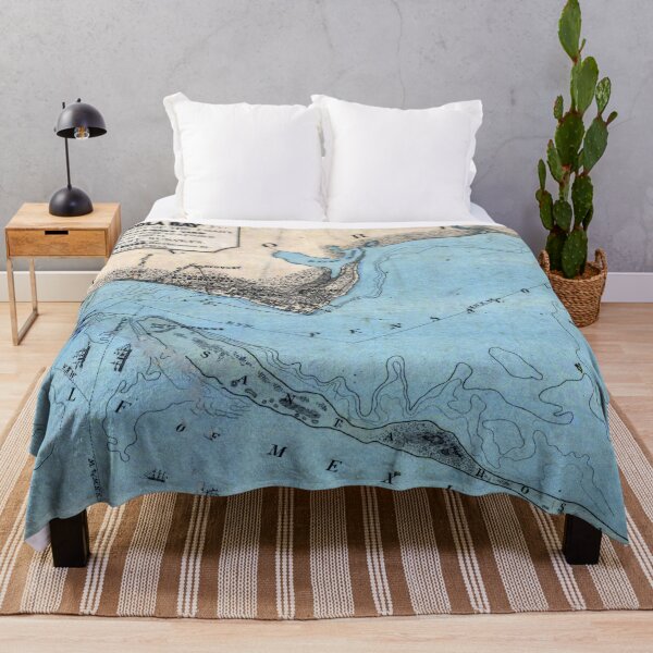 Item preview, Vintage Map of The Pensacola Bay (1860) designed and sold by BravuraMedia.