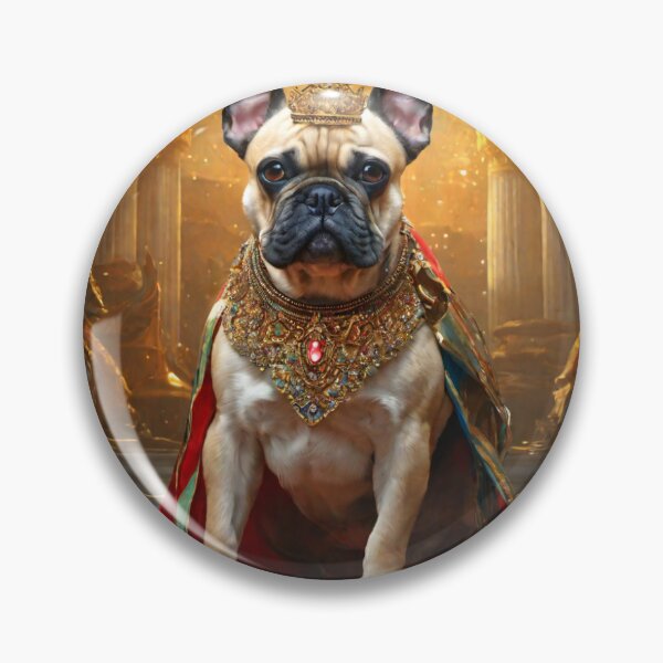 Item preview, Frenchie as king from fairy tale designed and sold by petstiming.