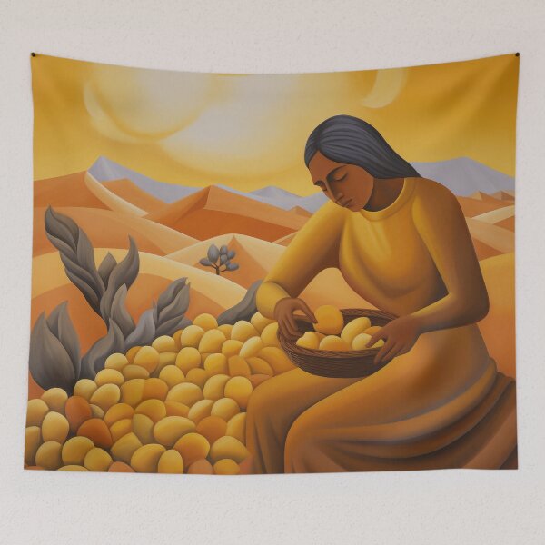 Item preview, Woman Sorting the Days Picked Fruit designed and sold by YoPedro.
