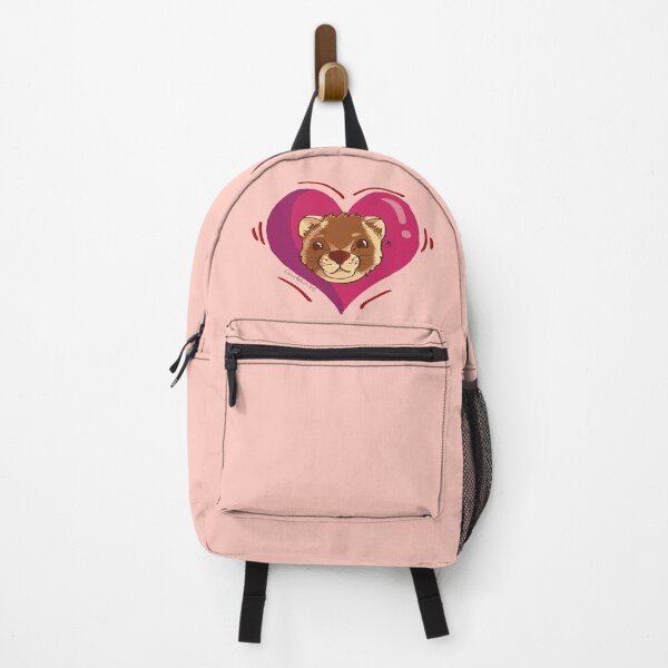 Item preview, Little ferret face with a heart designed and sold by gisselldrawn.