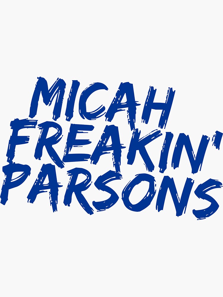 Micah Parsons Dallas Cowboys Sticker for Sale by SpursOnShirts