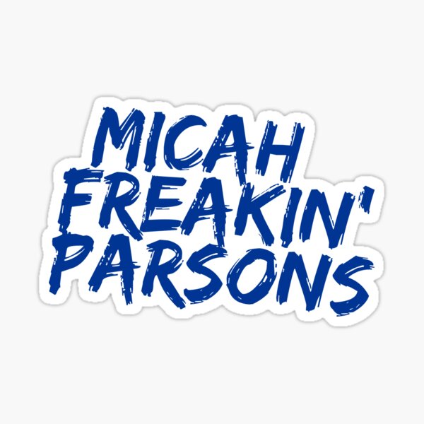 Micah Parsons Dallas Cowboys Sticker for Sale by SpursOnShirts