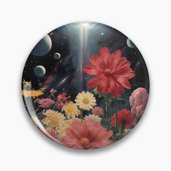 Item preview, Fairy Cosmic Landscape of Flowers and Space Sky with Shining Stars and Space Vortex designed and sold by Je-we.
