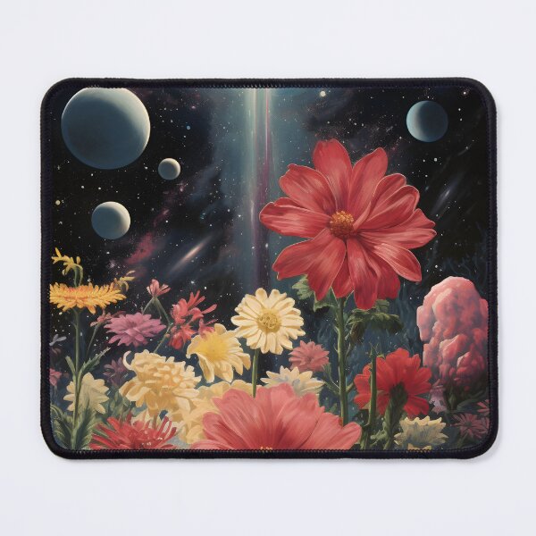 Item preview, Fairy Cosmic Landscape of Flowers and Space Sky with Shining Stars and Space Vortex designed and sold by Je-we.