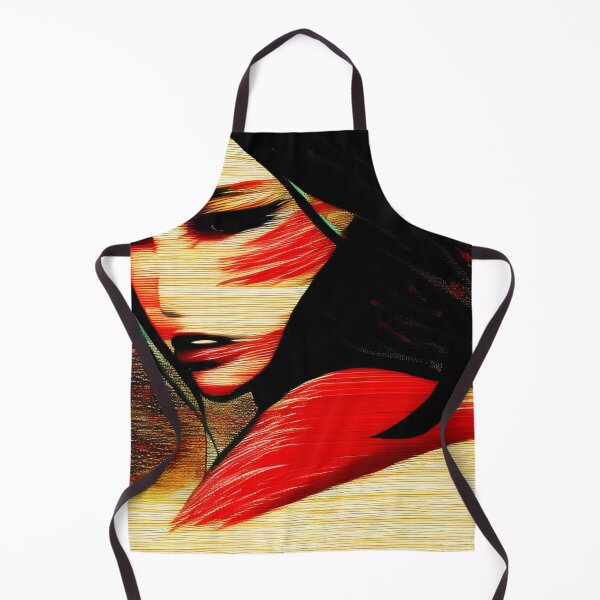 Item preview, Allure Of A Woman With Raven Coloured Hair designed and sold by Ink Art Design.