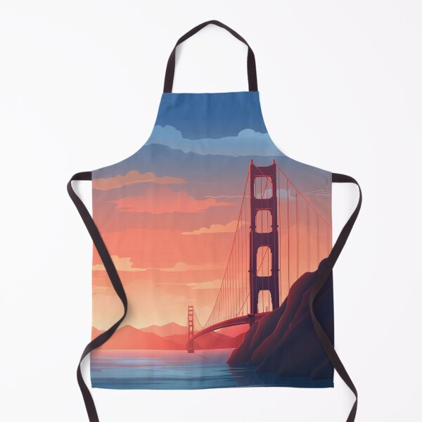 Item preview, Golden Gate Bridge Aglow in Majestic Sunset designed and sold by Digi-Artsy.