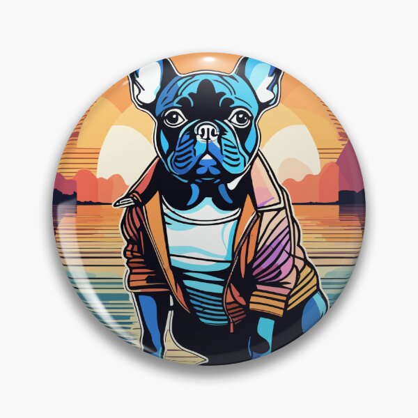 Item preview, French Bulldog Retro Vibes designed and sold by HoruXtore.