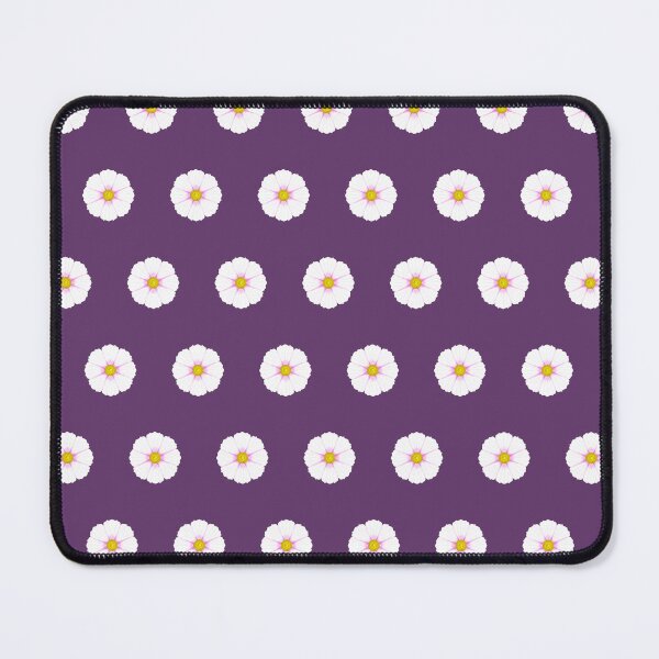 Item preview, Purple background white cosmos pattern designed and sold by NAGNE.
