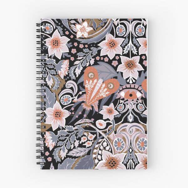 Item preview, Whimsy gothic floral with eye and moths  designed and sold by Katarina Roccella.