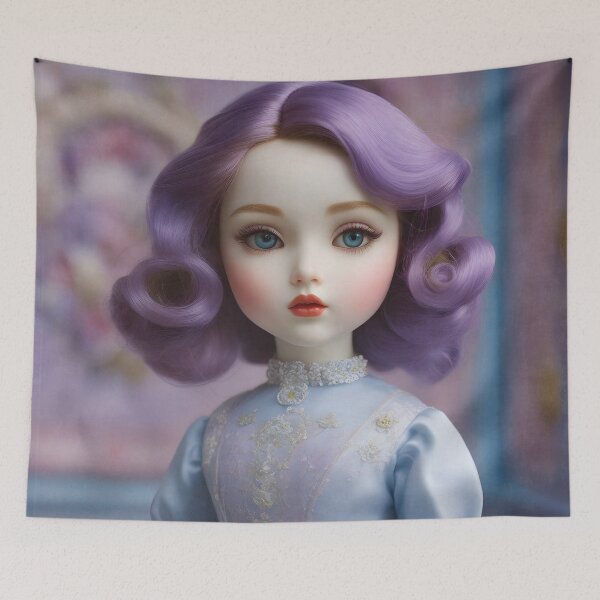 Item preview, Lilac Hair Dolly Daydream designed and sold by Tau Tia L Douglass.