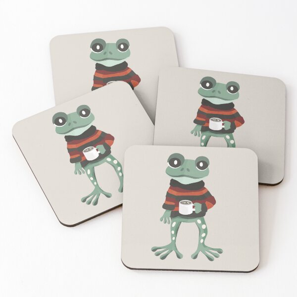 Item preview, Cozy Froggy in Sweater designed and sold by Kelly Guerin.