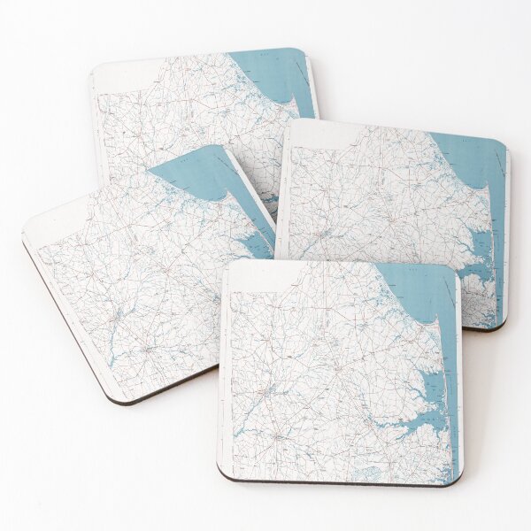 Item preview, Vintage Map of Sussex County DE (1980) designed and sold by BravuraMedia.