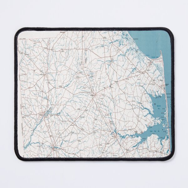 Item preview, Vintage Map of Sussex County DE (1980) designed and sold by BravuraMedia.