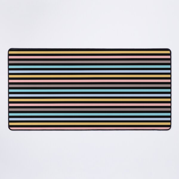 Item preview, Retro Multicolored Horizontal Lines Pattern designed and sold by MimsTees.