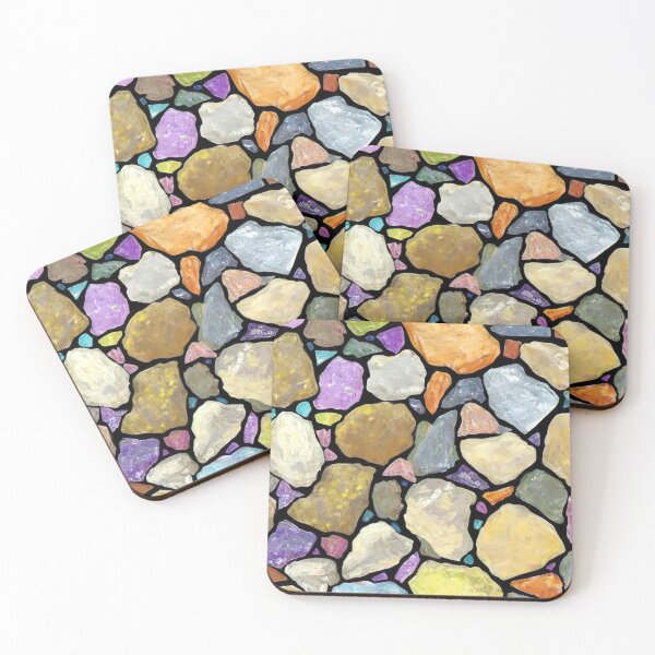 Item preview, Mosaic of stones designed and sold by blackwhiteblue.