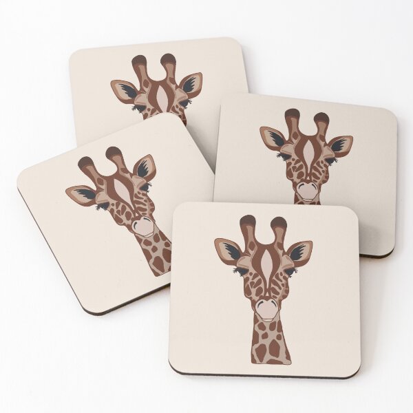Item preview, Front facing giraffe designed and sold by ErinGarzaprints.